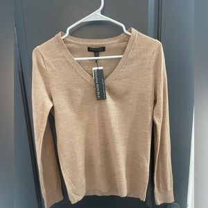 NEW Banana Republic V-neck Fine Merino Wool Sweater